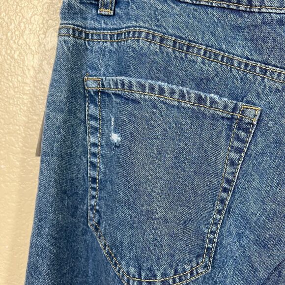 Indigo Rein Blue denim jeans low rise jeans size 15 baggy wide leg hippie retro - Picture 10 of 14